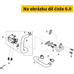 SYM A.I.C.V. Reed Valve Joint Tube 18656-HHA-010