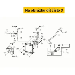 SYM Radiator Comp 19010-L3A-900
