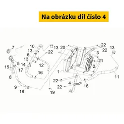 SYM L. Radiator Mounting Brkt. 19021-TL1-000