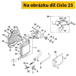 SYM Radiator Cap 19100-MA2-000