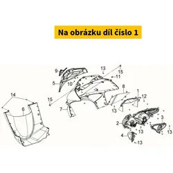 SYM Radiator Inlet Air Duct 19200-LVA-000