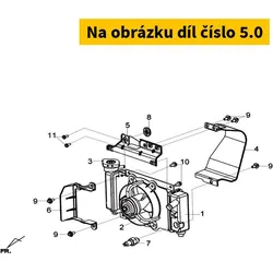 SYM Radiator Stay A 19210-LDA-000