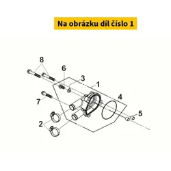 SYM Water Pump Cover Assy 1922A-L4A-000