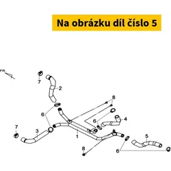 SYM Water Hose C 19503-L6C-000