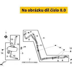 SYM Water Hose C 19503-LDA-000