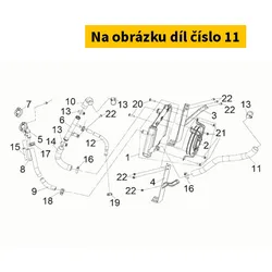 SYM Radiator Hose C 19503-TL1-000
