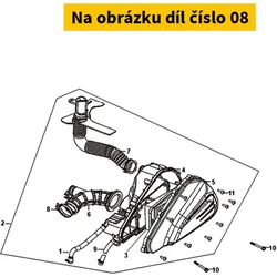 SYM Hose clamp 19505-XB1-000
