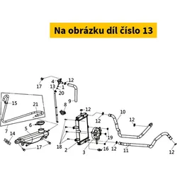 SYM Res. Tank Water Tube A 19507-LH1-000