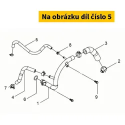 SYM Water Hose C 19510-TL1-000