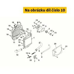 SYM Water Hose C Assy. 1952A-MA1-000