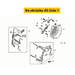 SYM Start. Motor Cord Clamper 19613-GY6-900