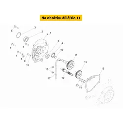 Piaggio As Achterwiel Met O.D. 1A017878