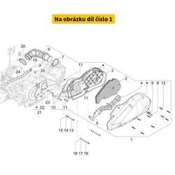 Piaggio Complete Air Cleaner Box 1A024001
