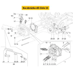 Piaggio H.T. Coil Bracket With I.P. 1A024761