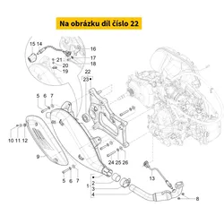 Piaggio Right Suspension Arm Assembly 1A025114
