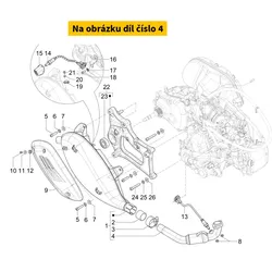 Piaggio Exhaust Manifold With I.P. 1A026531
