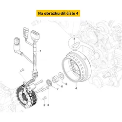 Piaggio Complete Rotor Of One Way Clutch 1A026754
