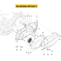 Piaggio Complete Cvt Cooling Cover 1A026797