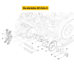 Piaggio Camshaft With I.P. 1A027889