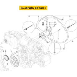 Piaggio Electric Starter Intermediate 1A027926