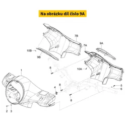 Piaggio Omlijsting Instrumentengroep 1B009642000K1