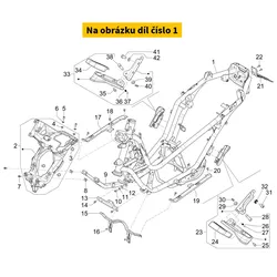 Piaggio Frame With I.P. 1B0112405