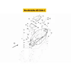 Piaggio Helmet Holder 1B012191