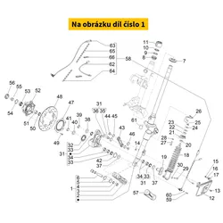Piaggio Front fork VESPA GTS 125-300-310 2022-2025 1C0062055