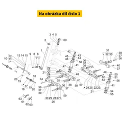 Piaggio Buis Commando Stuur Met O.D. 1C007187
