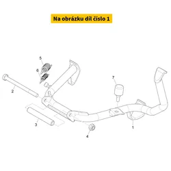 Piaggio Central Stand With  I.P. 1C007660