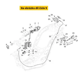 Piaggio Key Switch 1D004484