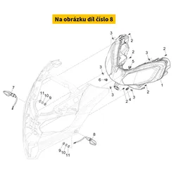 Piaggio Front Turn Signal Lamp 1D004701