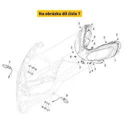 Piaggio Front Turn Signal Lamp 1D004872
