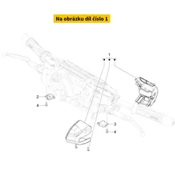 Piaggio Complete Left Elettrical Device 1D005160