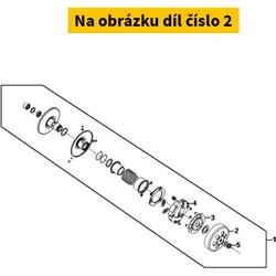 SYM Clutch bell SYM Symphony ST 125i AC 4T 2017-2020 22101-F6C-000