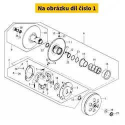 SYM Clutch bell SYM HD 200 4T 2004-2016 22101-X06-000