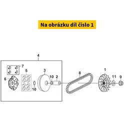SYM Drive Face 22102-LX1-000