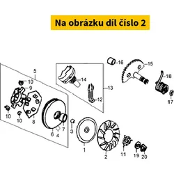 SYM Driven Gear Seat 22103-BE2-A00