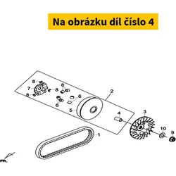 SYM Drive Face Boss 22105-HMA-000