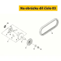 SYM Drive Face Boss 22105-MA1-000