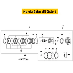 SYM Clutch Set 2210S-LX1-000