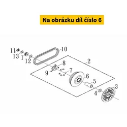 SYM Movable Drive Face Comp. 22110-TL1-020