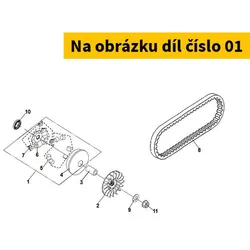 SYM Mov Drive Face Assy 2211A-MA1-000-L1