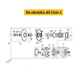 SYM Clutch SYM Symphony 125 SR 4T 2010-2016 Ø125 22300-F6A-000