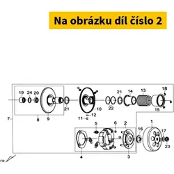 SYM Clutch SYM Symphony 125 ST 4T 2015-2016 Ø125 22300-F6C-000