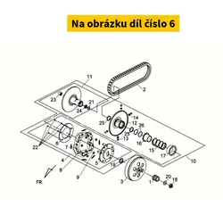 SYM Clutch Side Plate 22361-L4A-000