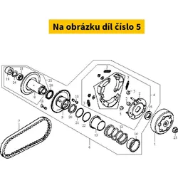 SYM Clutch Damper Rubber 22804-148-000