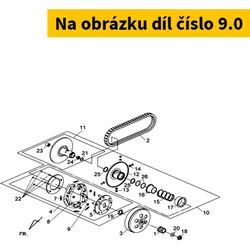 SYM Clutch Damper Rubber 22804-L4A-000
