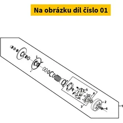 SYM Clutch complete SYM Fiddle IV 125 LC 4T 2020-2021 Ø125 2301A-MA1-000