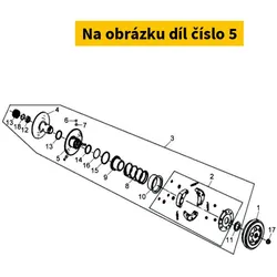SYM Movable driven half pulley SYM Symphony 50 SR 4T 2010-2017 23220-A31-000